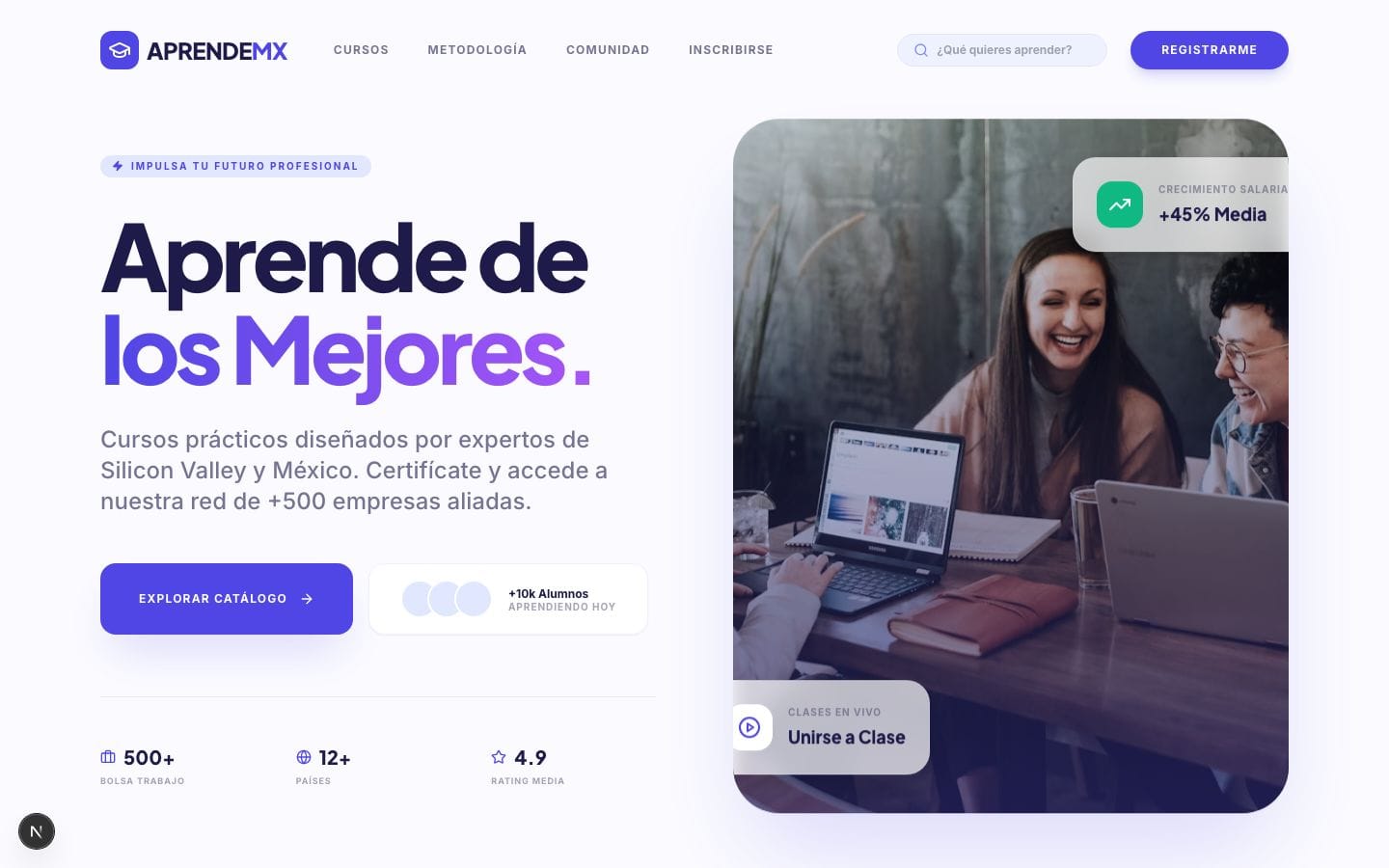 Preview de AprendeMx - Cursos