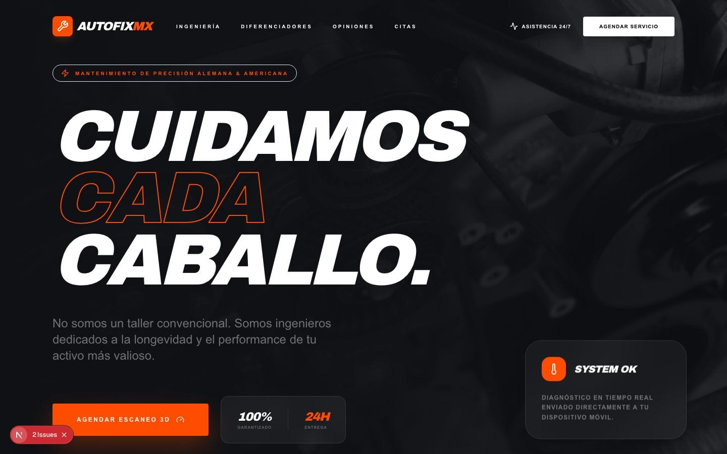 Preview de AutoFix MX - Taller Mecánico