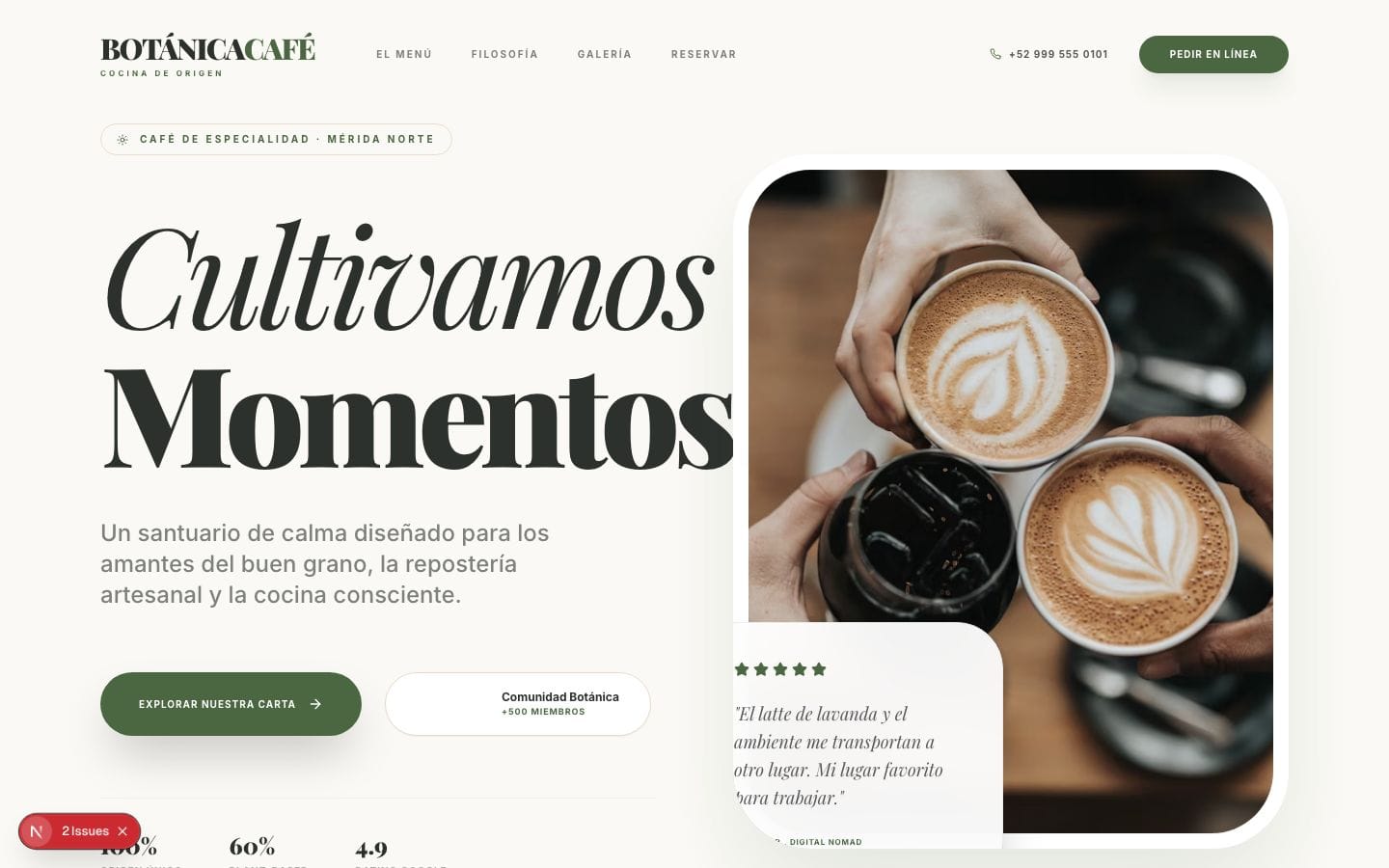 Preview de Botánica Café