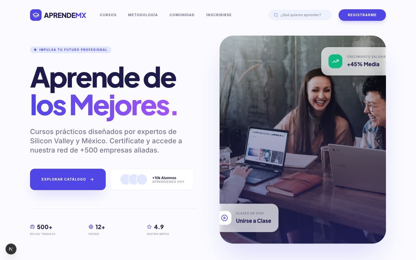 Preview de AprendeMx - Cursos