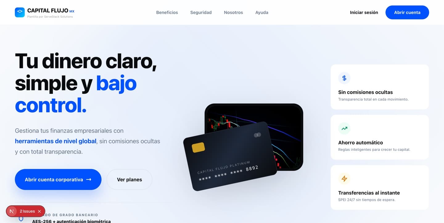 Preview de Capital Flujo - Banca Digital