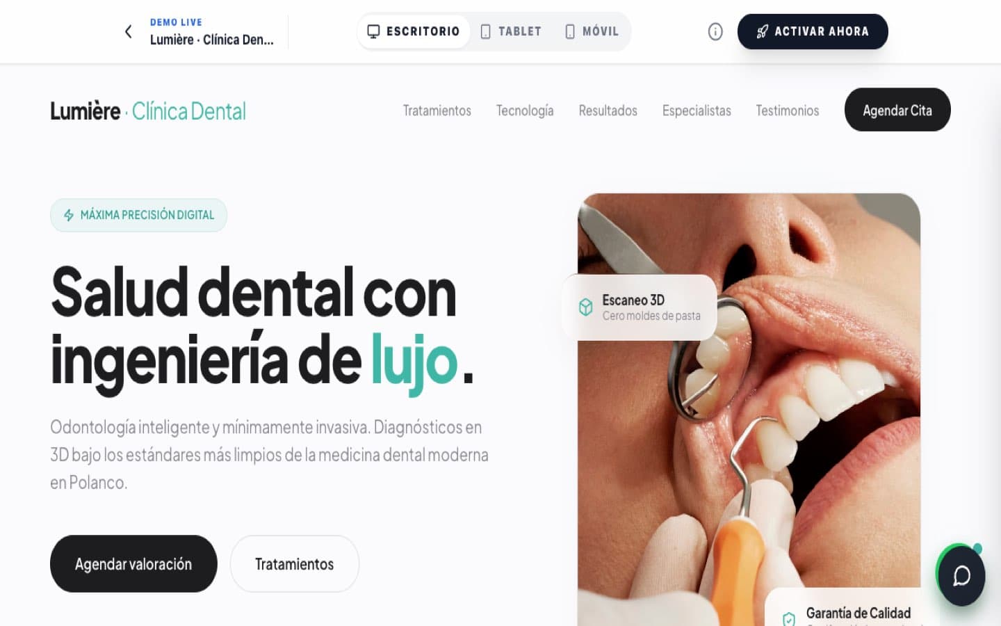 Preview de Lumière · Dental